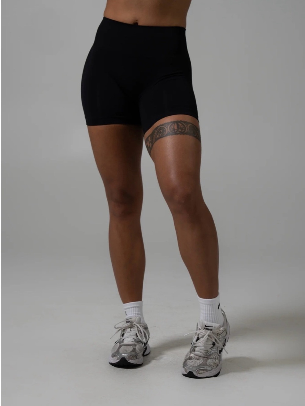 Alphalete Black High-Rise Shorts